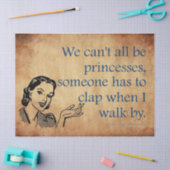 SlipperyJoeのプリンセスクラップ歩くおもしろい50s vint 薄葉紙 (クラフト)