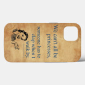 SlipperyJoeのプリンセスクラップ歩くおもしろい50s vint Case-Mate iPhoneケース (裏面 (横))