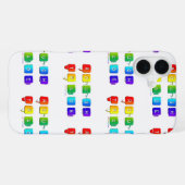 SlipperyJoeのラフなトレードクィアポップタイポグラフィスラン iPhoneケース (裏面横)