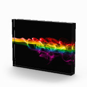 SlipperyJoeのレインボー煙リップル虹c フォトブロック (右)