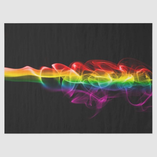 SlipperyJoeのレインボー煙リップル虹c 薄葉紙 (正面)