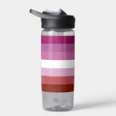 SlipperyJoeのレズビアンプライド国旗のコフェミニンンピュータ ウォーターボトル (右面)