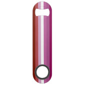 SlipperyJoeのレズビアンプライド国旗のコフェミニンンピュータ スピード栓抜き (裏面)