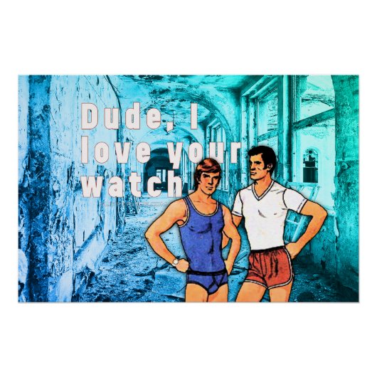 SlipperyJoeの下着2人の男の漫画を放棄 ポスター (正面)