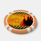 SlipperyJoeの冷たいハロウィーンのシーンこうもりdark e ポーカーチップ (シングル)