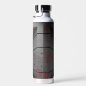 SlipperyJoeの古い人形のハッピーハローウィン不気味なブロー ウォーターボトル (右面)