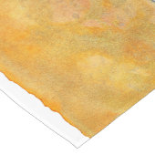 SlipperyJoeの可愛い言葉は金ゴールド茶色の黄褐色の白 ショートテーブルランナー (コーナー)