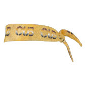 SlipperyJoeの可愛い言葉は金ゴールド茶色の黄褐色の白 タイヘッドバンド (回転90)