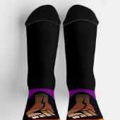 SlipperyJoeの同性愛者色旗の人々のゲイギフト ソックス (上部)