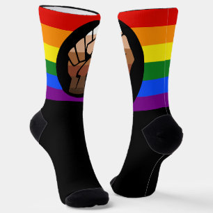 SlipperyJoeの同性愛者色旗の人々のゲイギフト ソックス