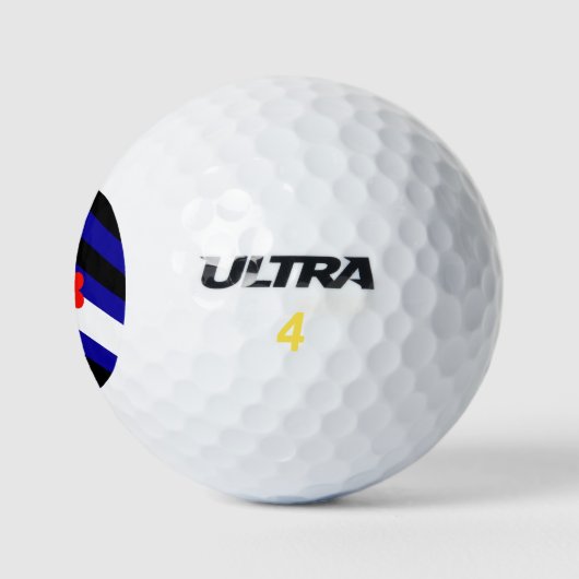 SlipperyJoeの子犬プレイプライドフラグはLGBTQをフェティシズムする ゴルフボール (ロゴ)