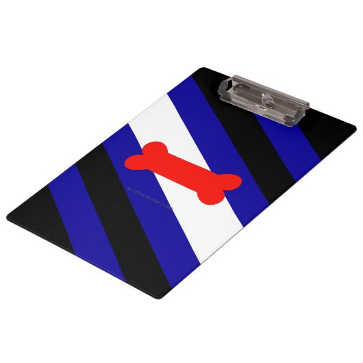 SlipperyJoeの子犬遊のプライドフラグLGBTQ クリップボード (アングル)