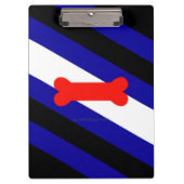 SlipperyJoeの子犬遊のプライドフラグLGBTQ クリップボード (正面)