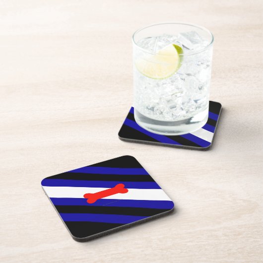 SlipperyJoeの子犬遊のプライドフラグLGBTQ コースター (右側)