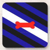 SlipperyJoeの子犬遊のプライドフラグLGBTQ コースター (正面)