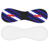 SlipperyJoeの子犬遊のプライドフラグLGBTQ ソフトボール (パネル)