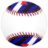 SlipperyJoeの子犬遊のプライドフラグLGBTQ ソフトボール (裏面)