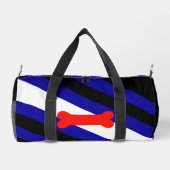 SlipperyJoeの子犬遊のプライドフラグLGBTQ ダッフルバッグ (裏面)