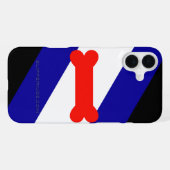 SlipperyJoeの子犬遊のプライドフラグLGBTQ iPhoneケース (裏面横)