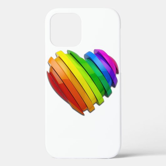 SlipperyJoeの彫刻的な立体ハートb Case-Mate iPhoneケース (裏面)
