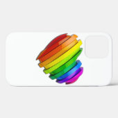 SlipperyJoeの彫刻的な立体ハートb Case-Mate iPhoneケース (裏面 (横))