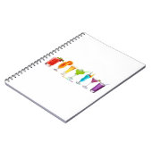 SlipperyJoeの応援はアルコールカクテルプライドを飲む ノートブック (左側)