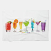 SlipperyJoeの応援アルコールプライドネオンc キッチンタオル (横)