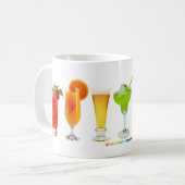 SlipperyJoeの応援アルコールプライドネオンc コーヒーマグカップ (正面左)