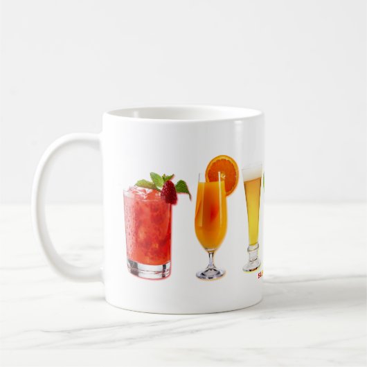 SlipperyJoeの応援アルコールプライドネオンc コーヒーマグカップ (左)