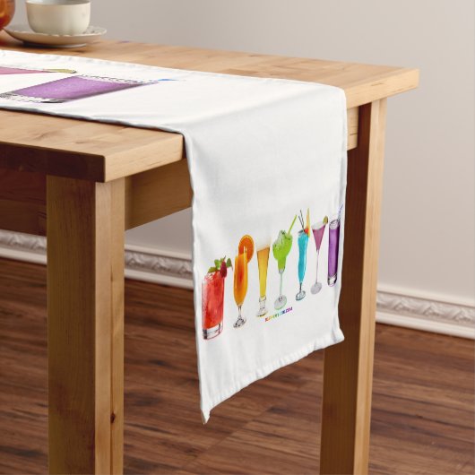 SlipperyJoeの応援アルコールプライドネオンc ショートテーブルランナー (インサイチュ)