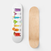 SlipperyJoeの応援アルコールプライドネオンc スケートボード (正面)