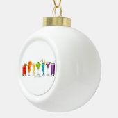 SlipperyJoeの応援アルコールプライドネオンc セラミックボールオーナメント (右)