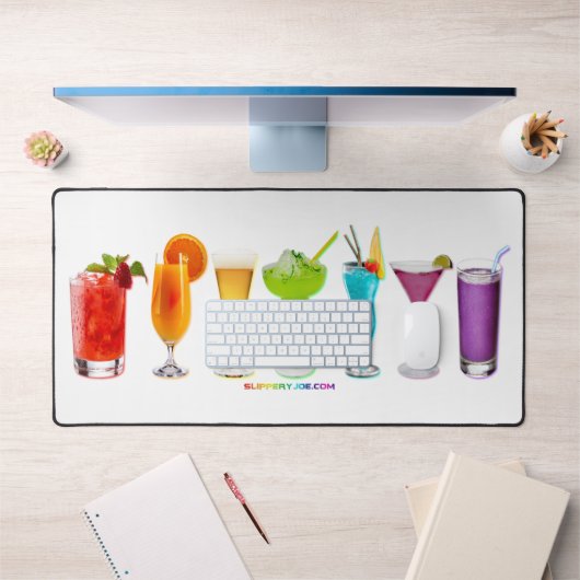 SlipperyJoeの応援アルコールプライドネオンc デスクマット (オフィス1)