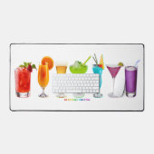 SlipperyJoeの応援アルコールプライドネオンc デスクマット (キーボード&マウス)