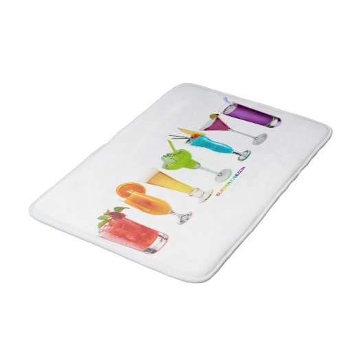 SlipperyJoeの応援アルコールプライドネオンc バスマット (アングル)