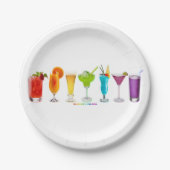 SlipperyJoeの応援アルコールプライドネオンc ペーパープレート (正面)