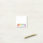 SlipperyJoeの応援アルコールプライドネオンc ポストイット (デスク上)