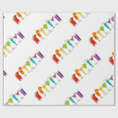 SlipperyJoeの応援アルコールプライドネオンc ラッピングペーパー (フラット)