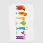 SlipperyJoeの応援カクテルLGBTQIAゲイ ゴルフタオル (正面)