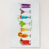 SlipperyJoeの応援カクテルLGBTQIAゲイ ジグソーパズル (縦)