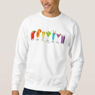 SlipperyJoeの応援カクテルLGBTQIAゲイ スウェットシャツ
