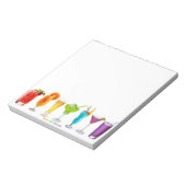 SlipperyJoeの応援カクテルLGBTQIAゲイ ノートパッド (回転)