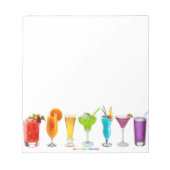 SlipperyJoeの応援カクテルLGBTQIAゲイ ノートパッド (正面)