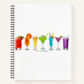 SlipperyJoeの応援カクテルLGBTQIAゲイ ノートブック (正面)