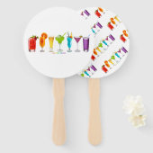 SlipperyJoeの応援カクテルLGBTQIAゲイ ハンドファン (正面&裏面)