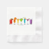 SlipperyJoeの応援カクテルLGBTQIAゲイ 縁ありカクテルナプキン (正面)