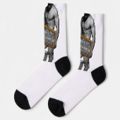 SlipperyJoeの感謝祭の伝統 筋肉質な男性 ソックス (左)
