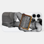 SlipperyJoeの感謝祭の伝統 筋肉質な男性 iPhoneケース (裏面横)
