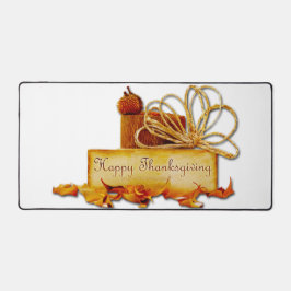 SlipperyJoeの感謝祭の庭葉のロープLGBT デスクマット