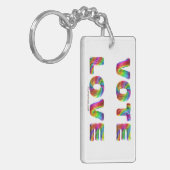 SlipperyJoeの投票愛の平等ゲイプライドギフトL キーホルダー (正面左)